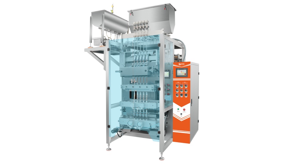 Rich Packing Five-Lane Stick Packaging Machine for Liquid Sachet Packets