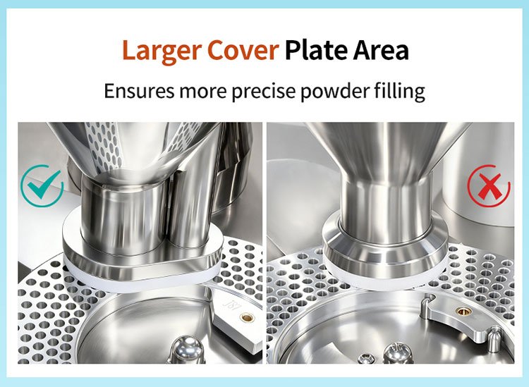 more precise powder filling