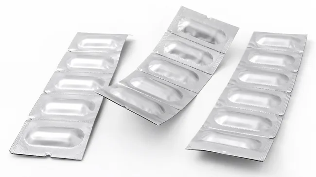 Foil strip packs for capsule packaging