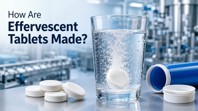 Bagaimanakah Tablet Effervescent Dihasilkan? Panduan Praktikal Daripada Ramuan hingga Pembungkusan